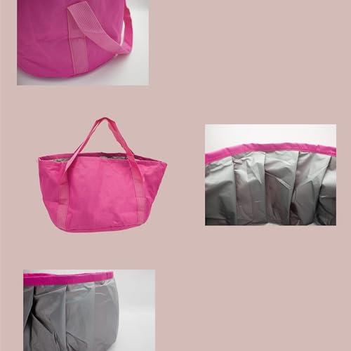 Bañera plegable multifuncional para pies color rosa miniatura 5