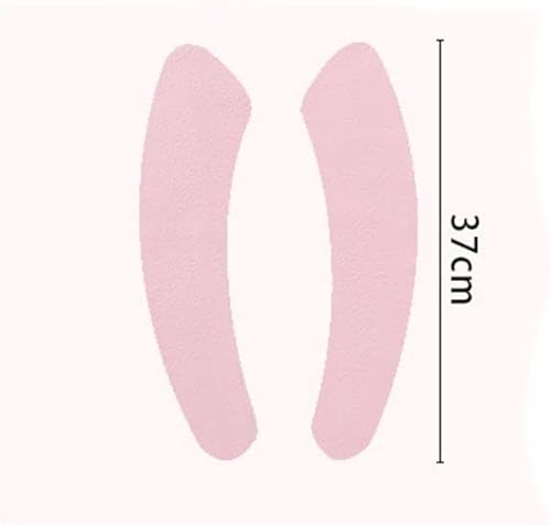 Miniatura 2 de HomeSoGood Juego de 4 almohadillas para asiento de inodoro para calentador de baño, tapete reutilizable para asiento de inodoro, lavable, suave,