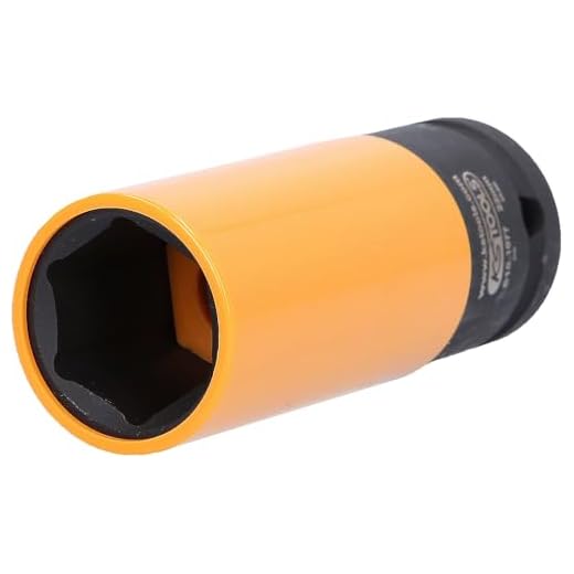 KS Tools 515.1077 1/2" Alu-Felgen Kraft-Stecknuss robust, lang, 22mm