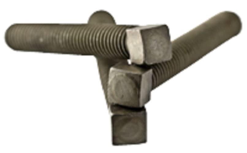 3/8-16X3 1/2 Machine Bolts | Square Head | Steel | Plain (Quantity: 200)