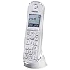 Panasonic Telefono IP DECT KX-TGQ200GW (cordless, compatibile con Cat-iQ 2.0, modalità vivavoce, blocco chiamante, Eco-Plus, telefono digitale) Bianco