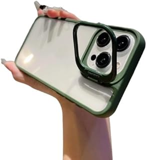 جراب متعدد الألوان من البولي يوريثين الحراري من في فولت متوافق مع آيفون 15، جراب بمسند لحماية أناقة وأمان موبايلك (أخضر) من نكست ستور