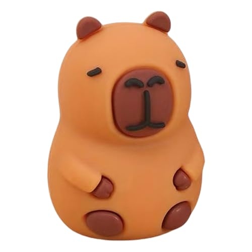 Lodoot Taille-crayon Capybara - Portable - Récompense pour Enseignant - Pour École et Bureau - En Plastique - Couleur Orange