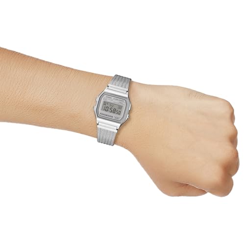 Image of Casio Vintage A158WEM-7DF Digital Light Gray Watch Unisex (D414)