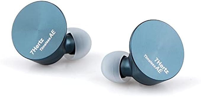 Linsoul 7HZ Timeless AE 14.2mm Planar HiFi in-Ear Earphone with CNC Aluminum Shell, Detachable 2PIN Cable