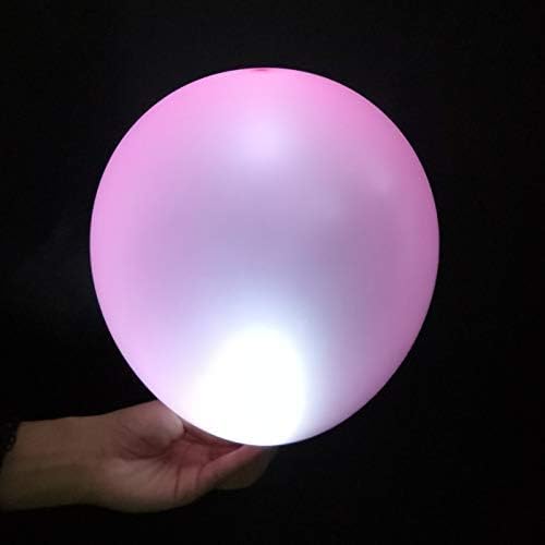 Accmor 50pcs LED Mini Round Ball Balloon Lights, Long Standby Time Ball Lights for Paper Lantern Balloon Party Wedding Decoration(White)
