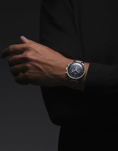 Pagani Design 1701 Watches for Men, Chronograph, VK63 Japanese Quartz Movement, Stainless Steel Bracelet, Water Resistant to 330 Feet（100m）, Sapphire Glass Sports Watch for Men.