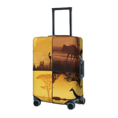Housse de bagage de voyage animaux de la prairie africaine pour repérer sa valise à l'aéroport
