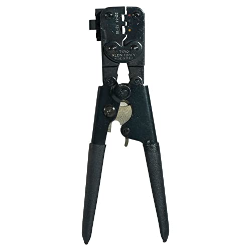Klein Tools T1710 Compound Action Ratcheting Crimper-Insulated Terminals #TOP2