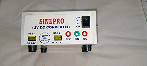 Image of Rashri; One for All 12v 200 watt DC to AC Converter with USB Port and Socket