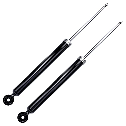 Image of Detroit Axle - Rear 2pc Shock Absorbers for 11-19 Ford Fiesta, 11-14 Mazda 2, 2 Shock Absorbers Assembly 2011 2012 2013 2014 Replacement