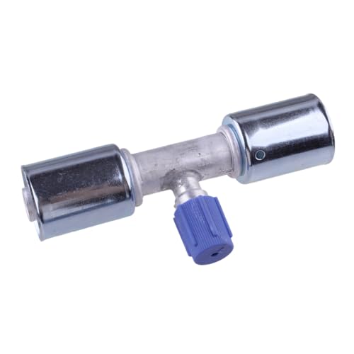 Conectores rectos Beadlock AC para crimpear, #10, puerto de baja presión R134a, modelo BL6103 miniatura 1