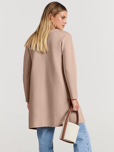 ANRABESS Womens Cardigan Sweater Open Front Knit Long Coatigan Dressy Casual Jacket Coat 2025 Fall Outfits Classy Clothes4