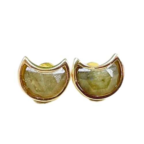 Boucles d'oreilles labradorite naturelle et argent 925 au raffinement précieux