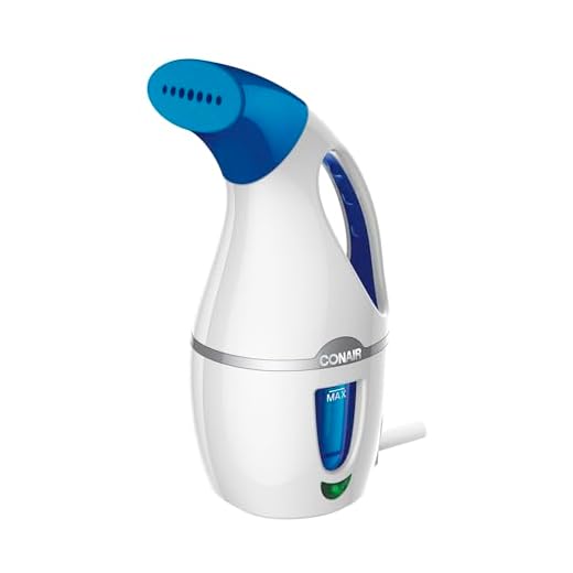 Conair CompleteSteam 1100 Watt Handheld Fabric Steamer, White/Blue