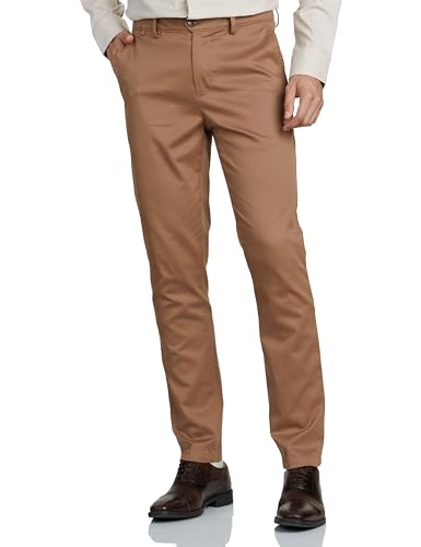 Image of Symbol Premium Men's Slim Fit Flexi Waist Casual Pants | Stretchable Chinos | Stylish Office Fashion Trousers