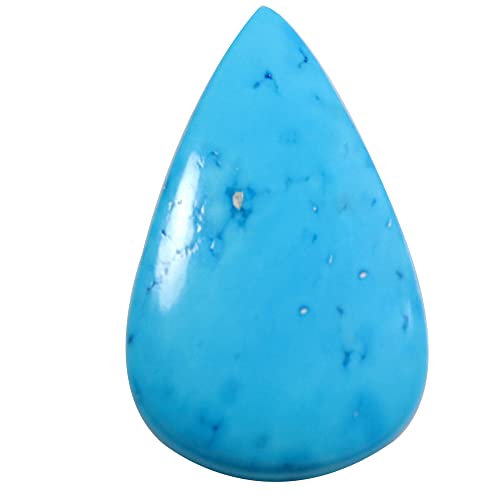 Cabochon en magnésite turquoise poire de 22,65 carats pour création de bijoux Ql95-B09KPYCLDMS