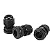 10Pcs Set Waterproof Cable Glands, PA Nylon Wire Connector Joints for Electrical Cabinets - IP68 Rated, Durable Sealing Technology, Ideal for Industrial and Outdoor Use (PG13.5B-12)