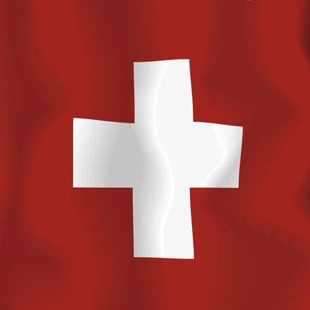 Interrupteur à baïonnette Switzerland Flag 3dRose multicolore - 5