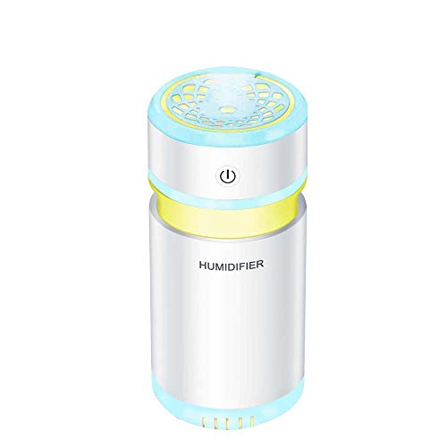 Wpunwen Desktop Mini Cup USB Charging Cool Mist Humidifier 200ML Quiet Ultrasonic Mist