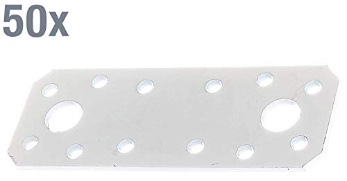 Flat Joint 100 x 35 mm / 50 STK. White - Image 2