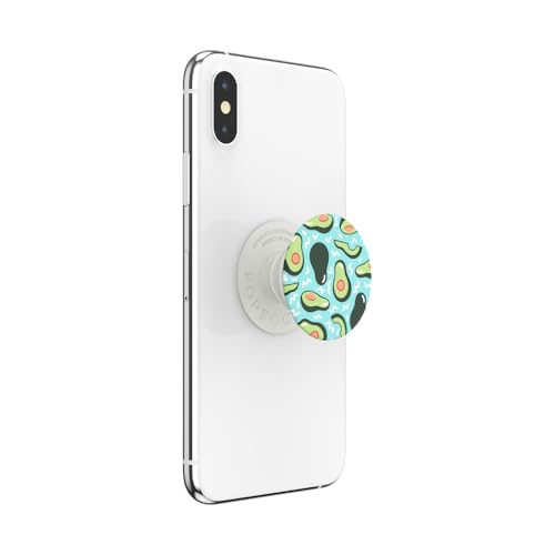 Image of PopSockets Adhesive Phone Grip, Holder- Avocado Party Blue