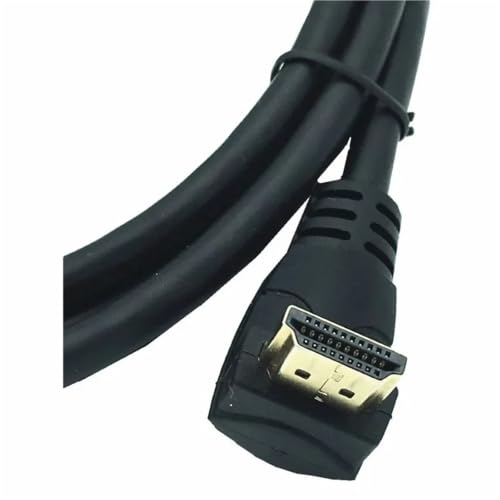 Cable HDMI 4K acodado de 90 grados para pantallas pegadas a la pared de 0.6m 4