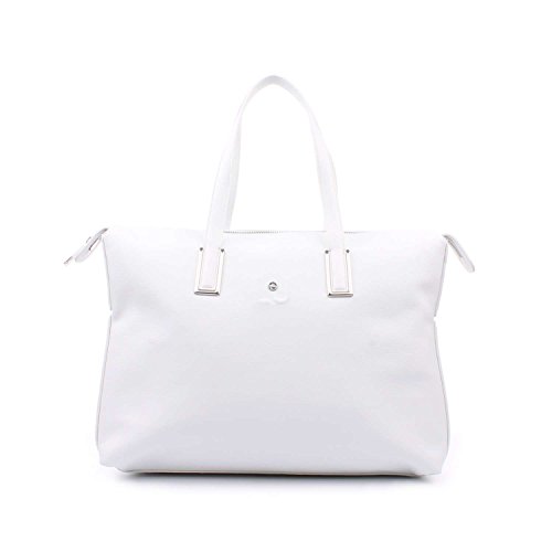 Sac shopping blanc Liu Jo Charlize spacieux de 42 cm contre le manque de place