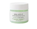 Newly Bouncy Gel Sea Kelp & Hyaluronic Acid Sleep Mask, for All Skin Types, 6 fl oz (1 Pack, Packaging May Vary)