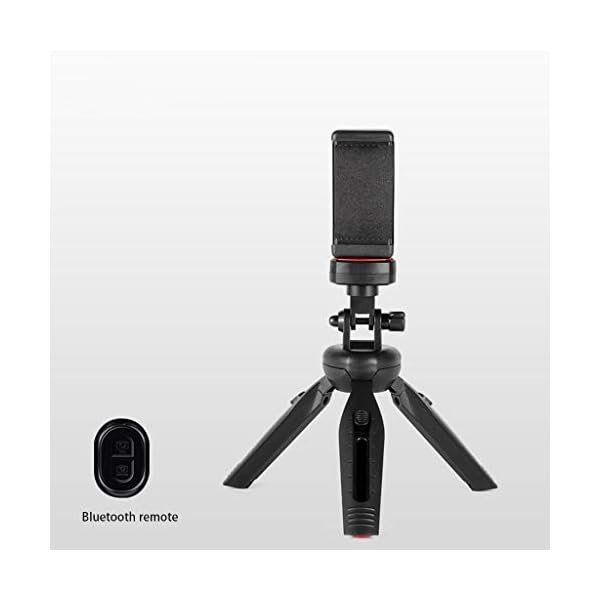 QIAOLI Videokamera-Stativ, Selfie-Stick, Handy-Stativ, tragbar, leicht, zusammenklappbar, Mini-Stativ, Einbeinstativ mit… – Bild 4