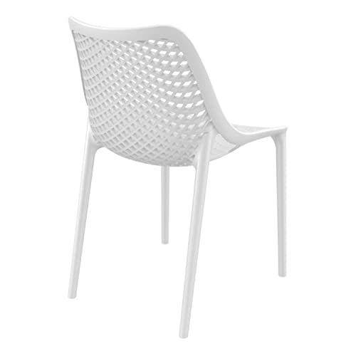 Compamia Air Outdoor Patio Dining Chair In White (Set Of 2) #TOP1