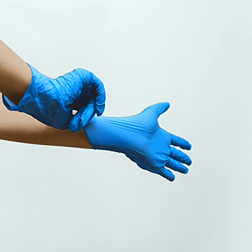 Meditrade® Nitril® BestGen® Nitrilhandschuhe in blau, Einweghandschuhe für den Medizinbereich oder Lebensmittel, Untersuchungshandschuhe, Einmalhandschuhe, latexfrei, DIN EN 455, 100 Stück, GröÃe XL – Bild 4