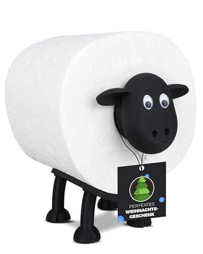 LAYERSMITH® Schaf Toilettenpapierhalter [DAS ORIGINAL] 1 Stück für 42mm...