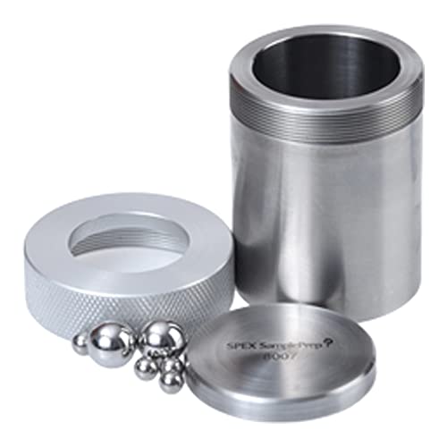 Spex Sampleprep 8007 Stainless Steel Vial Set