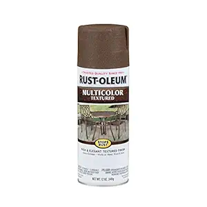 Rust-Oleum 223523 Stops Rust Textured Spray Paint for Metal, Alloy, Wood (Autumn Brown - 340 Grams)
