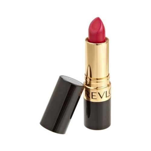 REVLONSuper Lustrous Lipstick, Creamy Formula For Soft, Fuller-Looking Lips, Moisturized Feel, 657 Fuchsia Fusion, 0.15 oz