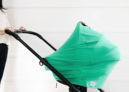 Image of Copper Pearl Nursing Cover for Breastfeeding - Multi-Use Baby Car Seat Cover, Stroller Cover & Breast Feeding Cover Up for Women, Stretchy Breathable High Quality Cover for Boy or Girl, Spout