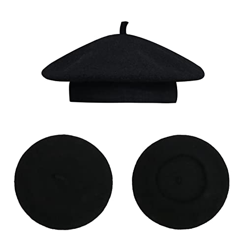 Partyever Kids Artist Costume For Girls Apron With Beret Hat Painter Brush Sets Chef Cosplay Props Halloween Party Dress Up (Rainbow Apron With Black Hat) #TOP4