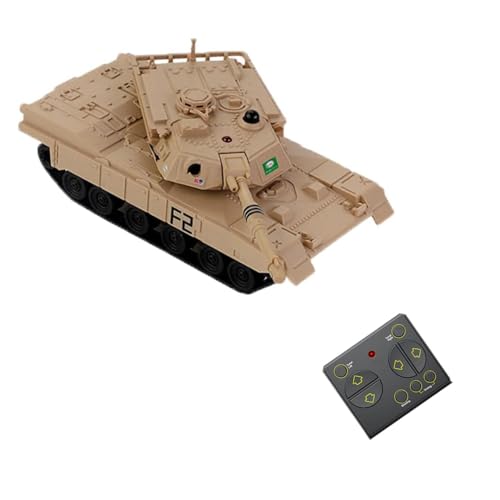 Ouhgnoh Mini Tank Remote Control Combat Tracked Military Tank Model Simulation Tiger Popular Toy...