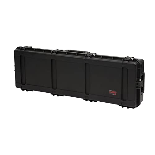 Skb Iseries 6018-8 60 Inch Waterproof Utility Protective Case With Wheels, Layered Foam Interior, And Stainless Steel Protector Clips, Black #TOP9