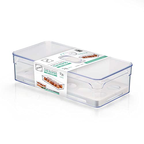 Porta Ovos Arthi | Design Clean e Funcional | Armazenamento Seguro | Manuseio Prático | Fácil de Lim