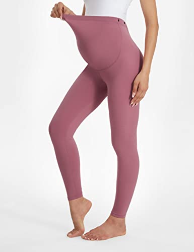 Image of Buttergene Maternity Leggings Buttery-Soft 28'' Maternity Yoga Pants | Silky-soft, Suitable Thickness, Ultimate Comfort, Yoga, Elastic Band, U-shaped Belly, Pregnancy and Postpartum
