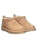 BEARPAW Women's Super Shorty Iced Coffee Size 8 | Women's Ankle Boot | Women's Slip On Boot | Comfortable Winter Boot