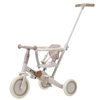 Amazon.co.jp: 5in1 子供用三輪車 ベージュブラウンカラー 成長対応多