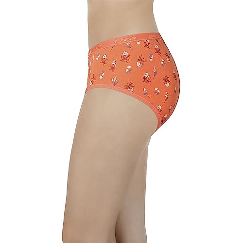Image of Amante Printed Cotton Full Brief Panty Pack(Pack of 3)