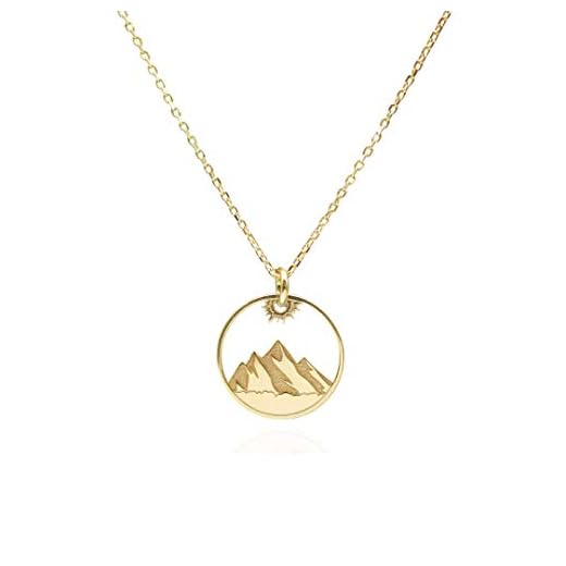 HALSKETTE “GIPFELSTÜRMER” 925er Silber, Gold
