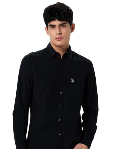 U.S. POLO ASSN. Store U.S. Polo Assn. Men's Regular Fit Solid Dobby - Image 2