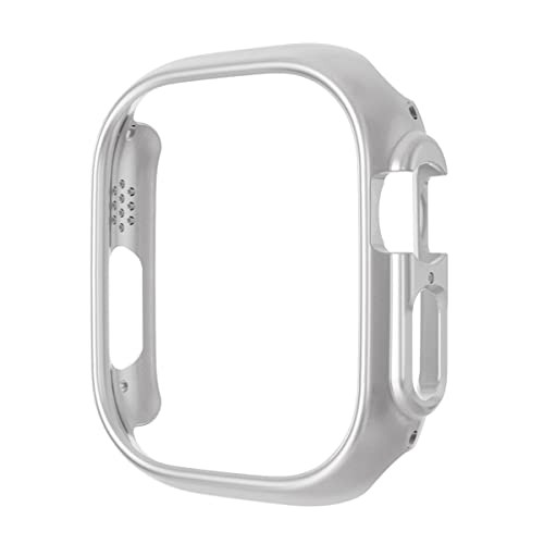 Coque PC pour Apple Watch 8 Ultra 49mm bumper jaune doré rigide