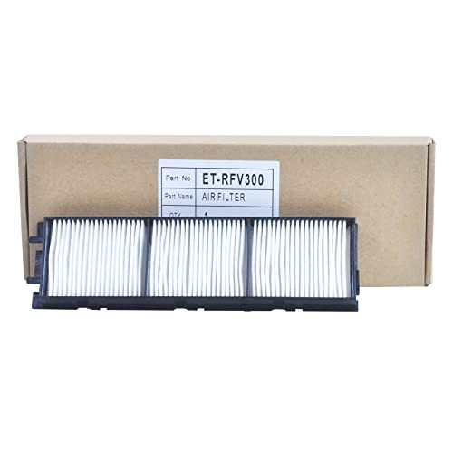 Can-Meageren ET-RFV300 Replacement Air Filter Fit for Panasonic Projector PT-VW340ZE T-VW345NZEJ PT-VW350EJ PT-VW355NEJ PT-VW360EJ PT-VX42ZEJ PT-VX410ZE PT-VX415NZU PT-VX420EJ PT-VX425NE PT-VX430EJ