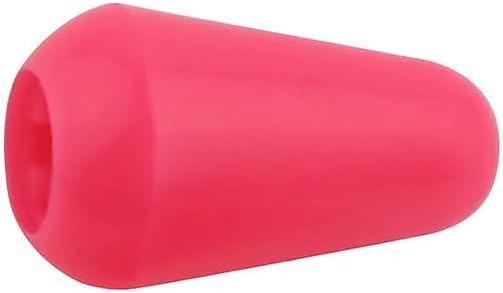 Basic Metric 3.7mm Plastic Guitar 5 Way Switch Tips Pickup Selector Switch Knobs Caps for Import Strat/Stratocaster Style Electric Guitar, Pink (Set of 2) image 3